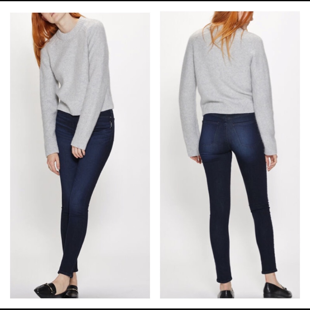 EXC! SILVER JEANS MAZY SKINNY JEANS Size 31 x 29 DARK HIGH RISE